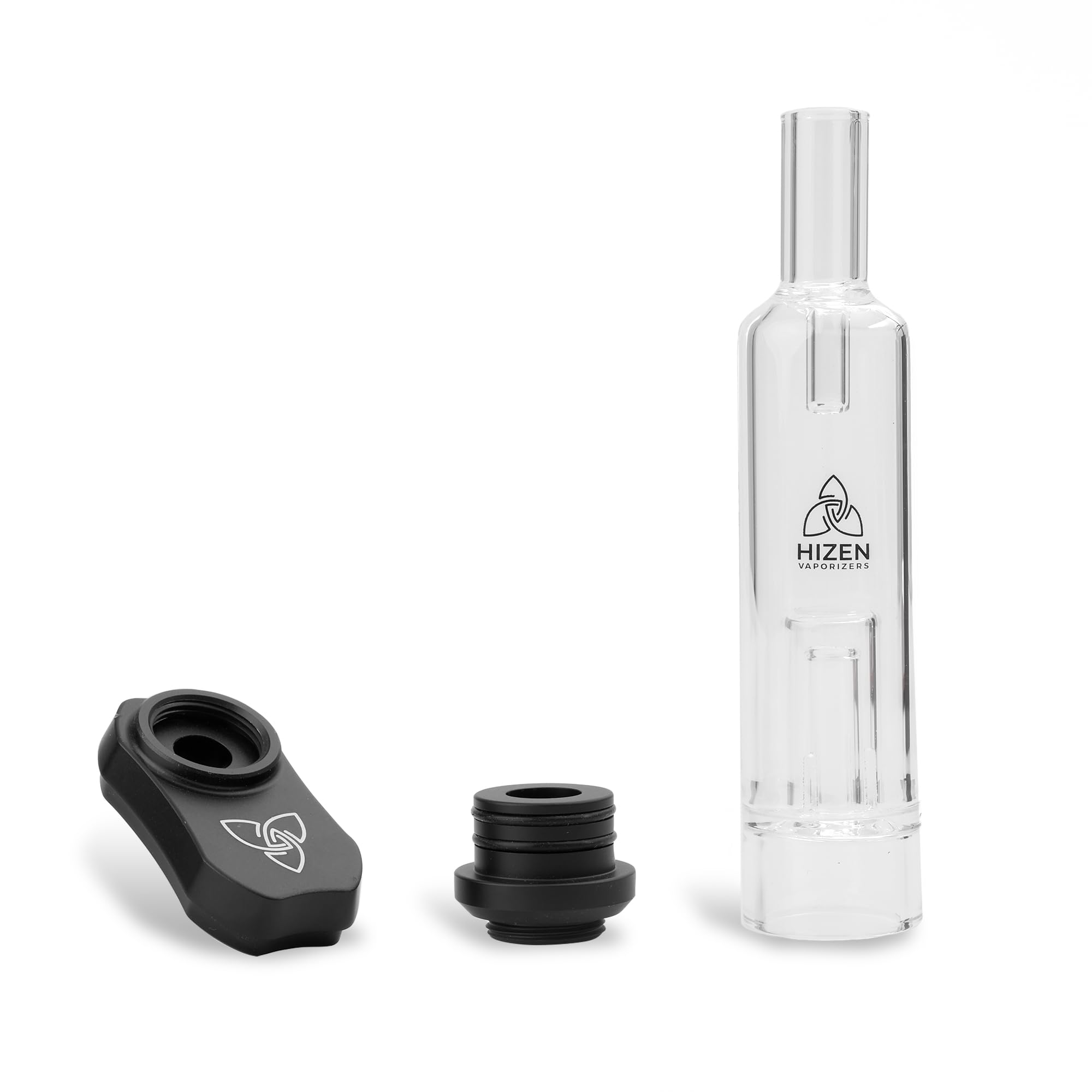 HIZEN Nanu Vaporizer + Wasserfilter Set, Verdampfer für Kräuter, Konvektion, USB-C, austauschbarer Akku, Keramik-Mundstück