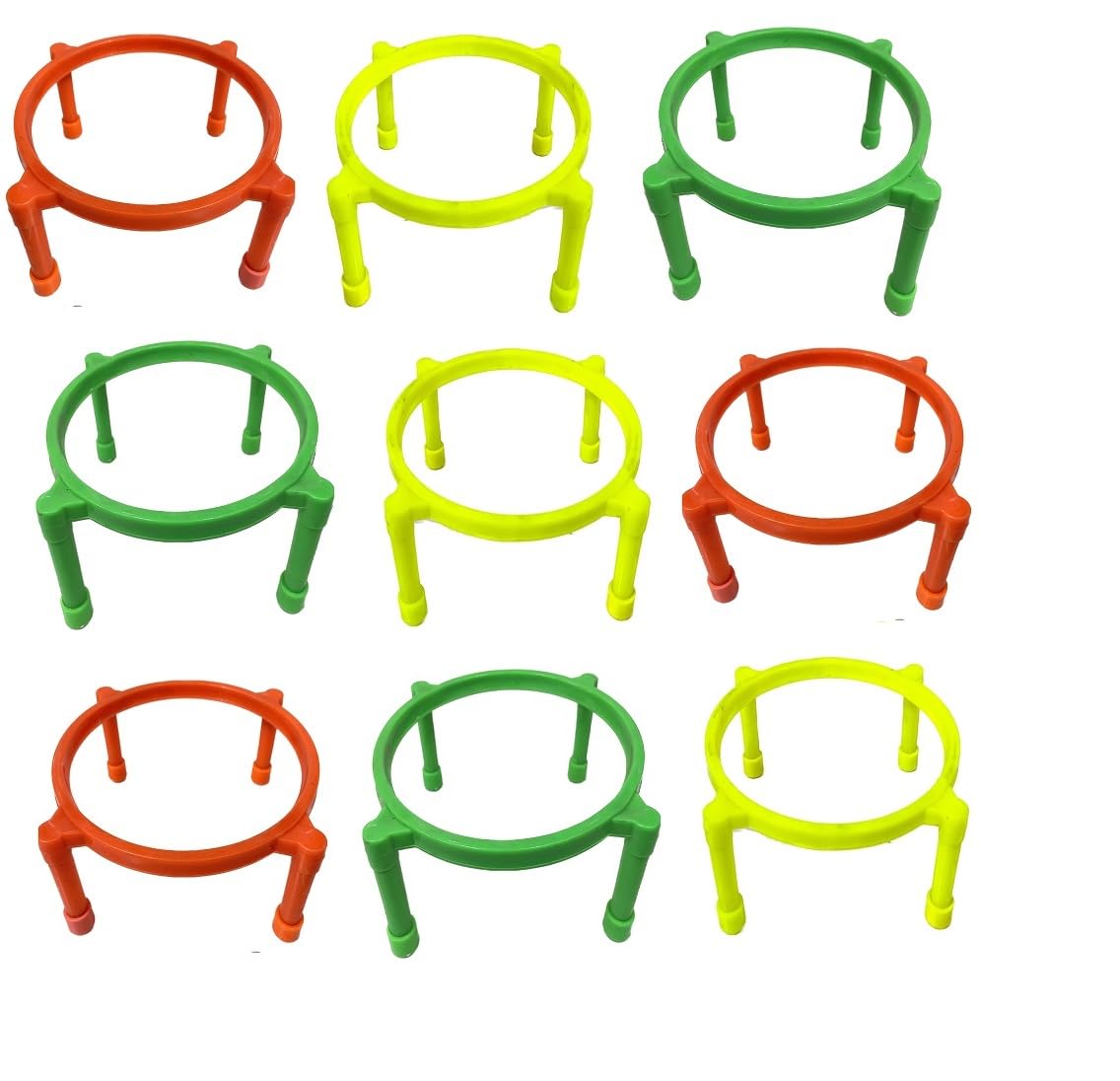Mohit Plastic Plant Container | Plant Pot Stand Unbreakable Flower pot Stand Plant Container Set (Pack of 9, Plastic) (B0CNLYHQRB) Amazon Price History, Amazon Price Tracker