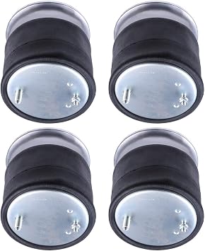 4PCS Front Rear Air Suspension Spring Replacement Part for Firestone W01-358-9781 for Freightliner 6813200017 for ContiTech 910S16A382 for Goodyear 1R12603 - Universal Truck Suspension