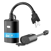 Vista 1 de New One Zwave - Paquete de 2 atenuadores de enchufe Z-Wave serie 700 para exteriores, requiere concentrador Zwave, repetidor Zwave, dispositivo