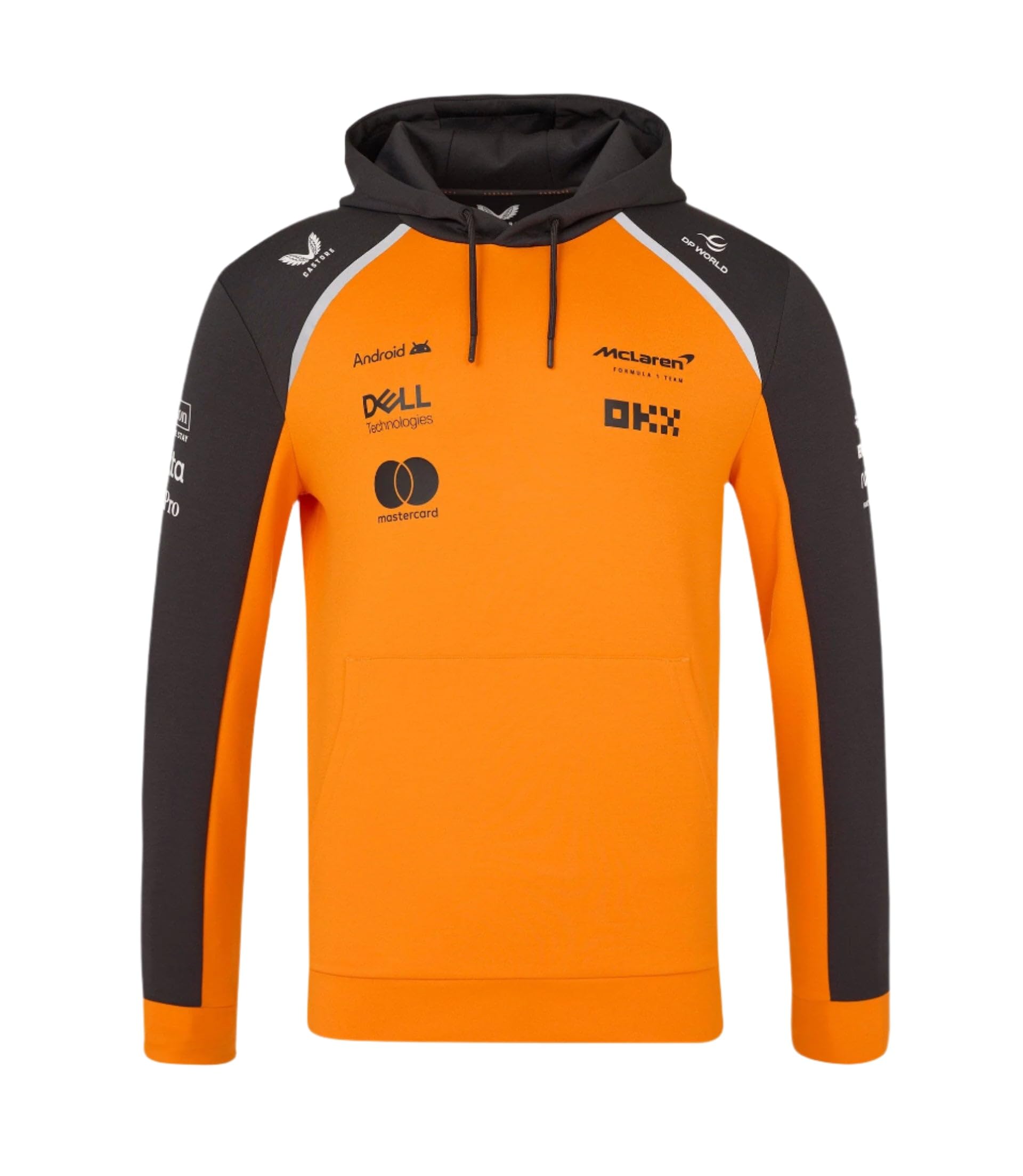 Castore Unisex Orange Mclaren F1 2025 Team Hoodie (4Xl), Autumn Glory / Phantom, Xxxxl