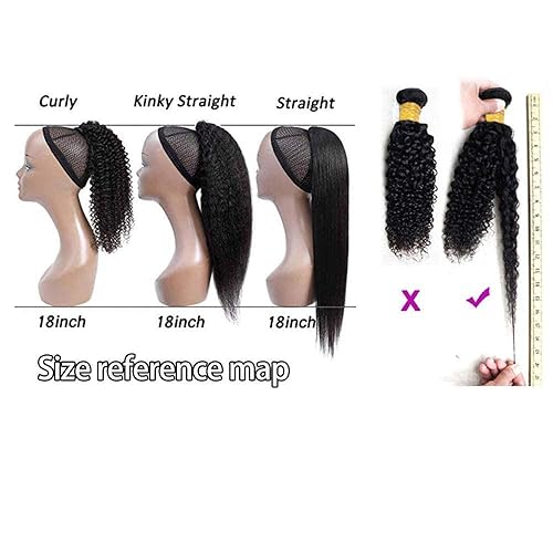 Miniatura 7 de Magic Paste - Extensión de cabello humano con ondas de agua afro para mujer, color negro natural, cabello humano virgen brasileño, extensiones de