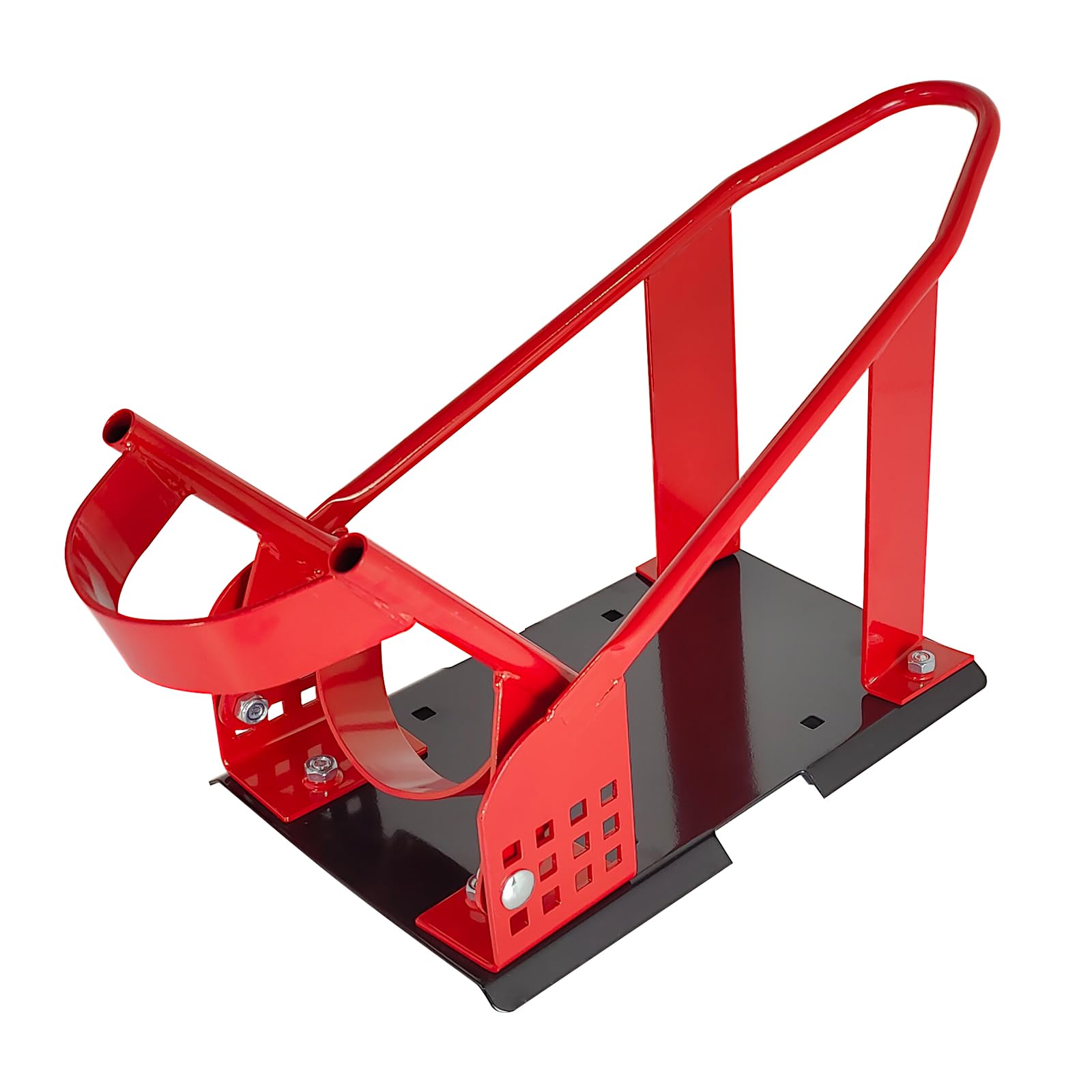 Photo 1 of Motorcycle Wheel Chock, 16"-21" Front Stand with Multiple Adjustment Holes, Motorcycle Chock for Garage, Workshop, and Vehicle Transport