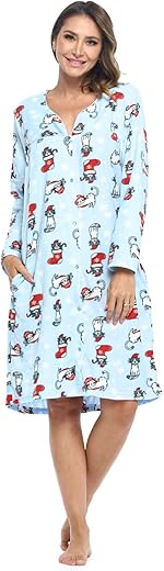 Best snap front lounger house dress