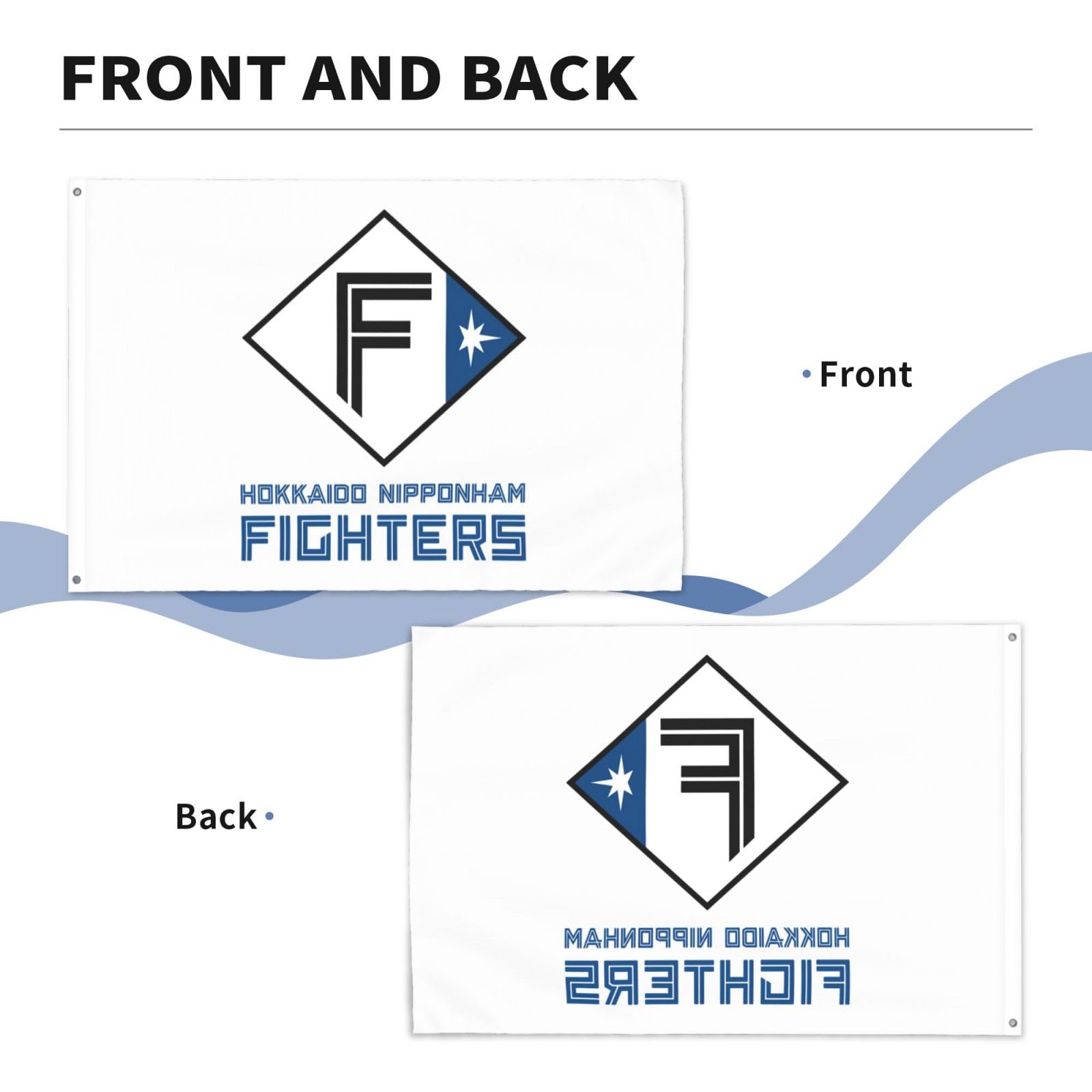 Amazon.co.jp: 旗 北海道日本ハムファイターズ 応援 野球の旗 スポーツ