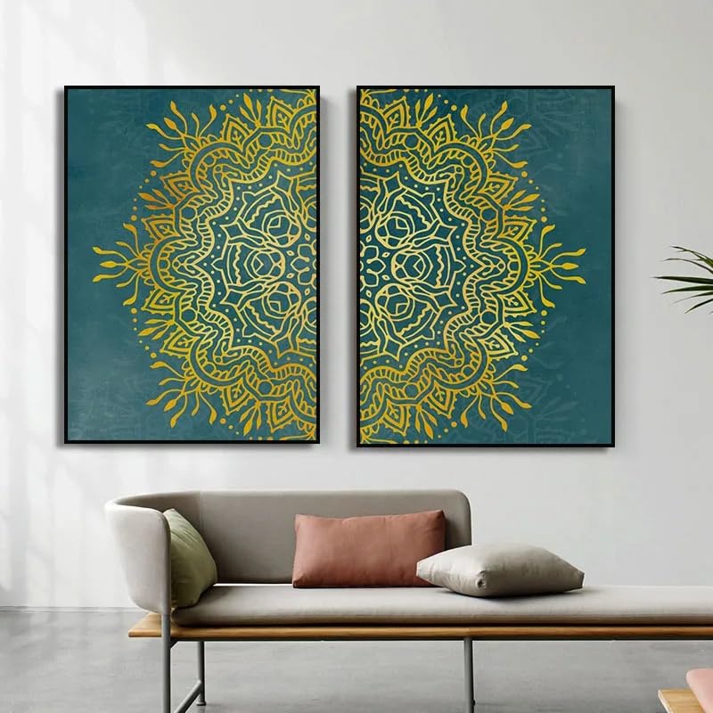 Cuadros de pared Mandala para sala de estar y rincones de yoga