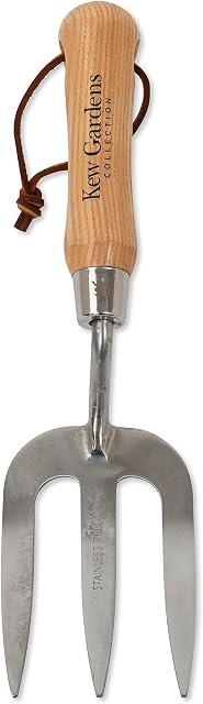 Spear & Jackson Kew Gardens 3060KEW Stainless Steel Weed Fork, Blue