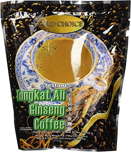 Gold Choice Instant Tongkat Ali Ginseng Coffee Pack of 2