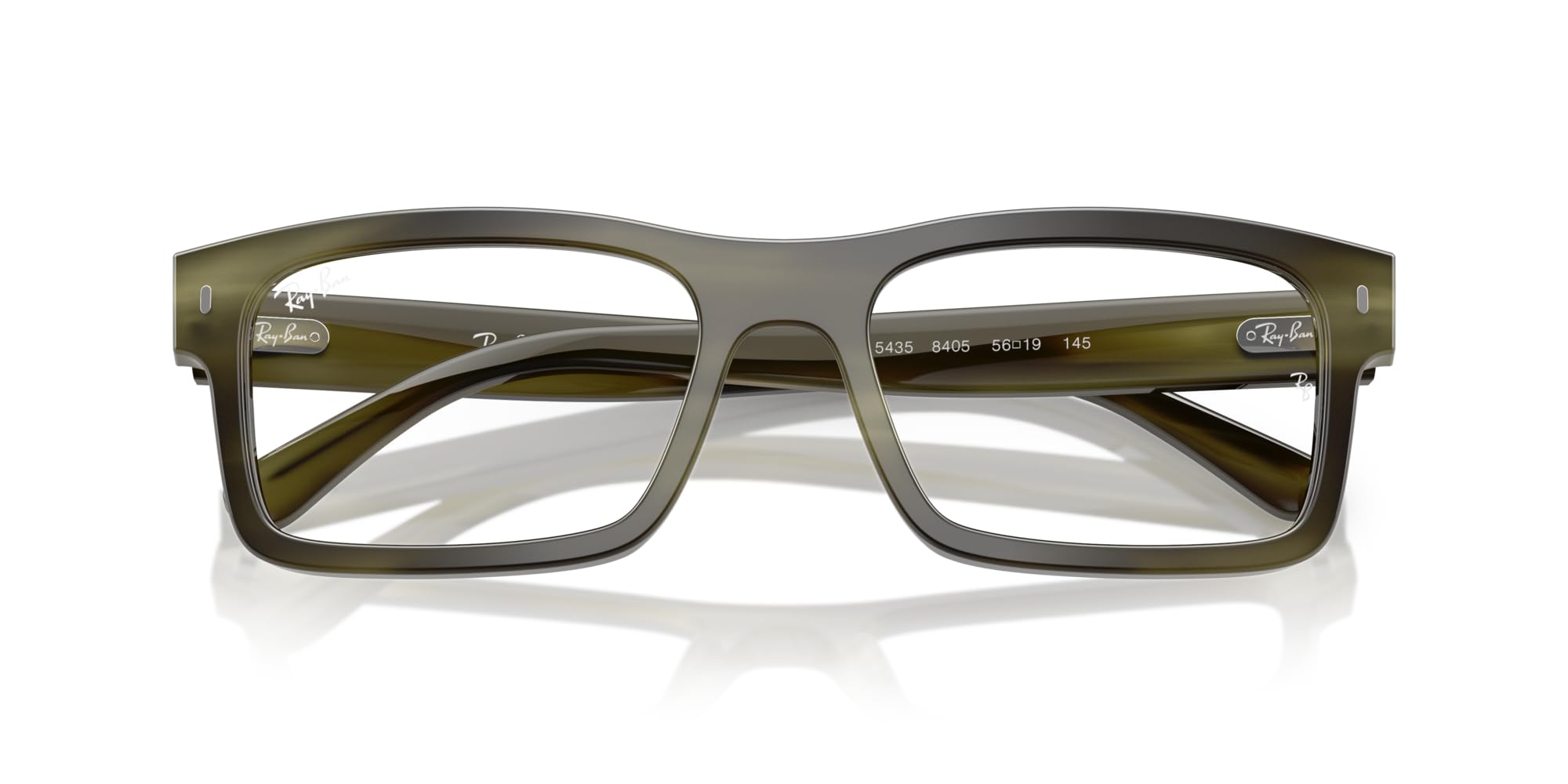 Ray-Ban Montature rettangolari per occhiali da vista Rx5435