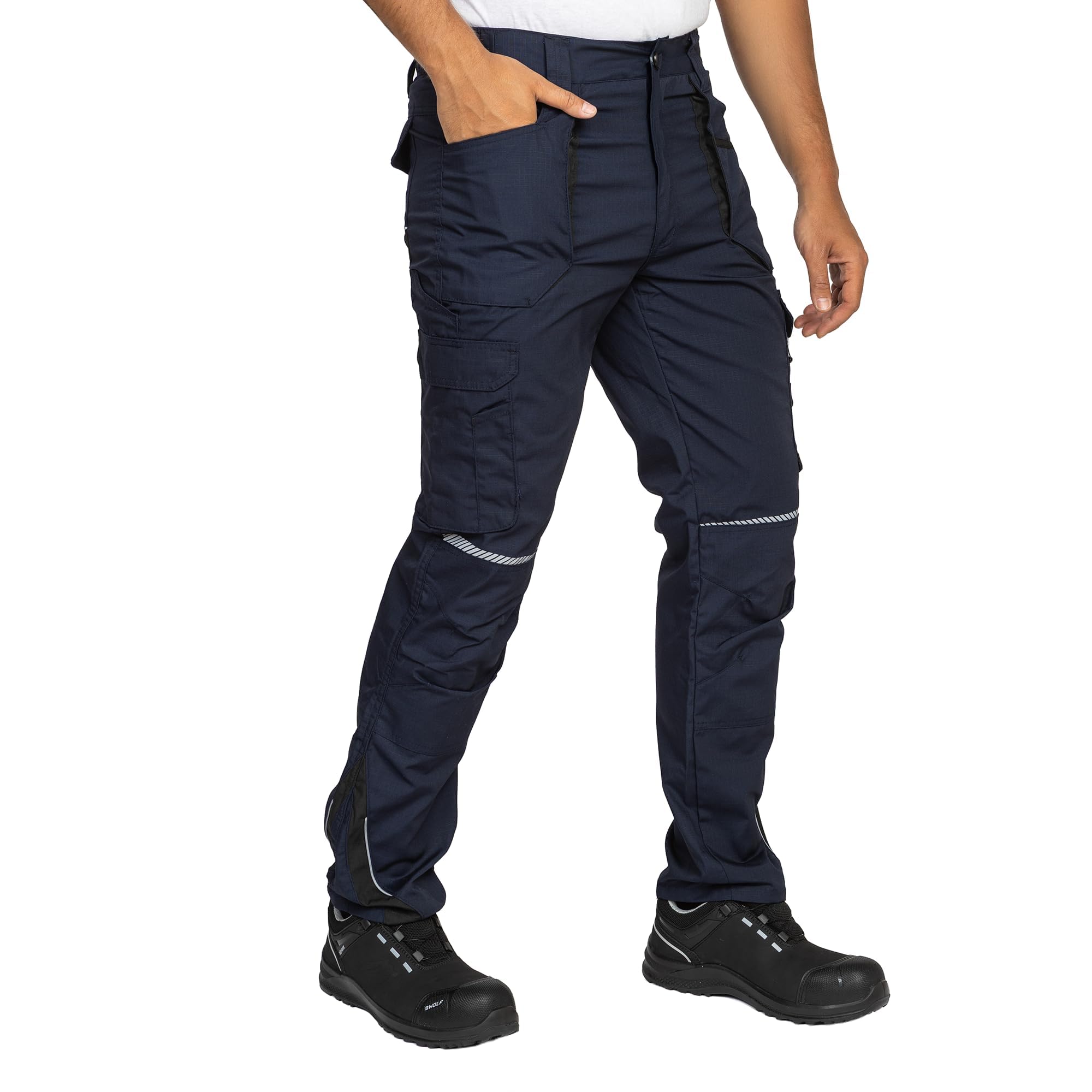 BWOLF Drift Arbeitshosen Männer Arbeitshose Herren Arbeitshosen Cargo Arbeitskleidung Männer Ripstop Stoff mit vielen Taschen