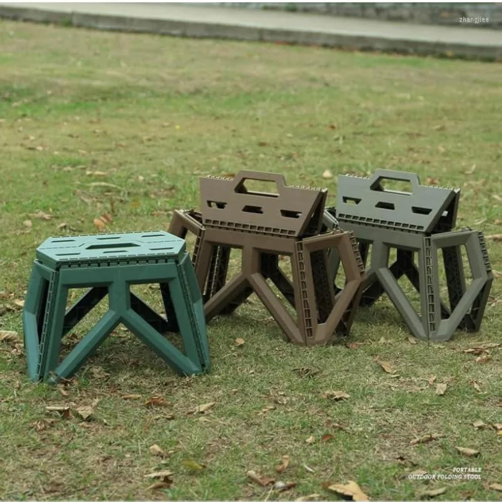 Portable Foldable Step Stool for Bathroom, Kitchen & Outdoor Use