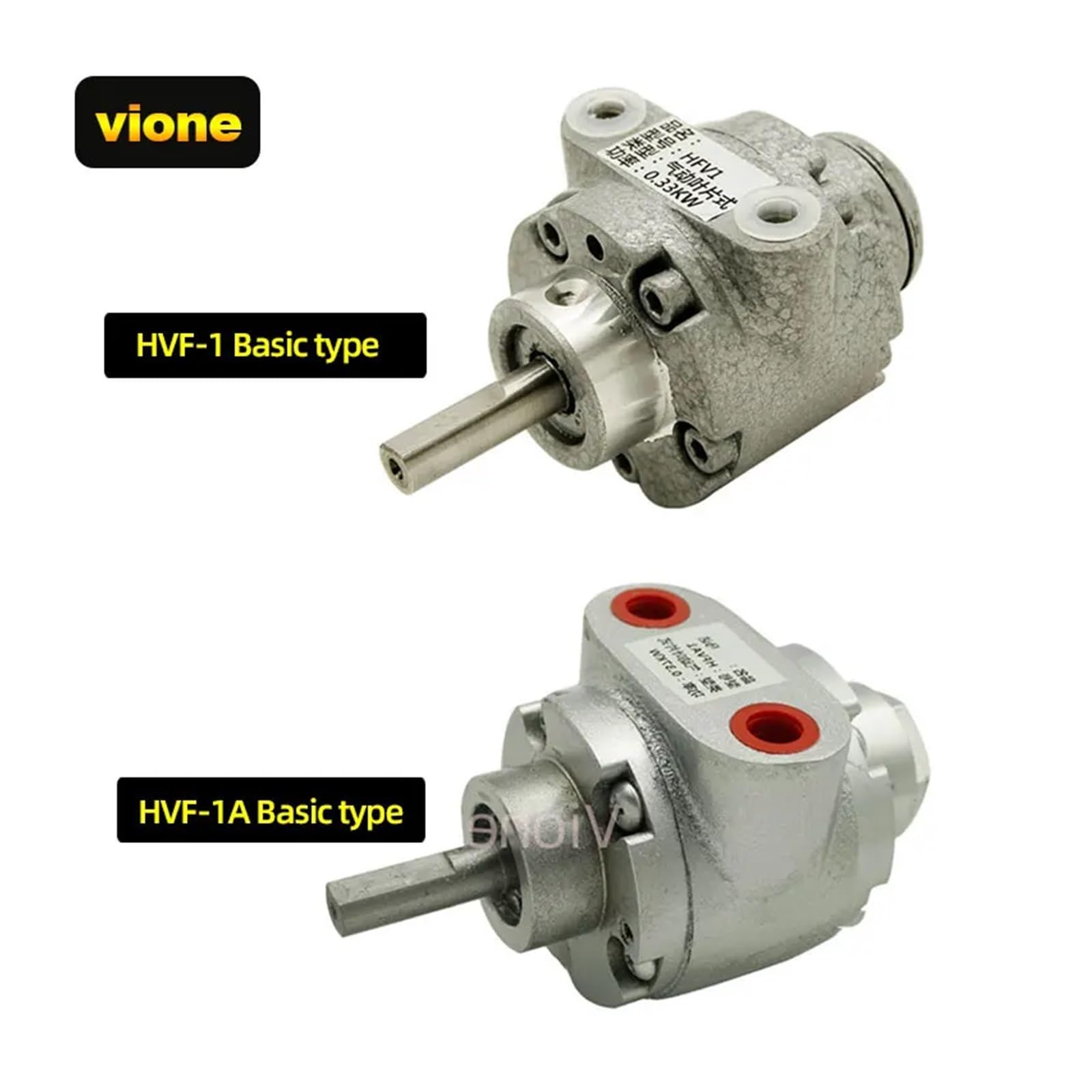 Motore pneumatico a lama HFV1, motore a palette, motore pneumatico antideflagrante, utensili pneumatici e indietro(HFVA1-370W 0.58N.m)