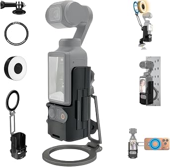 Magnetic Light Adjustable Phone Monitor Mount Compatible for DJI Pocket 4/3