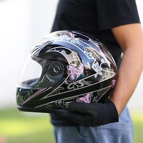 Miniatura 5 de TCT-MOTORPARTS DOT - Casco de cara completa para adultos, para motocross, ATV