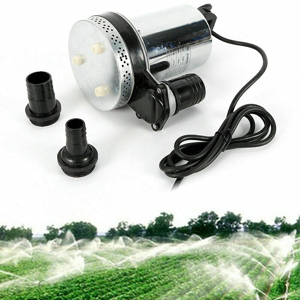 6000L/H Hochleistungs Tauchpumpe Wasserpumpe Pumpe Hoher Lieferdruck Fischzucht Pumpe 160W 12V