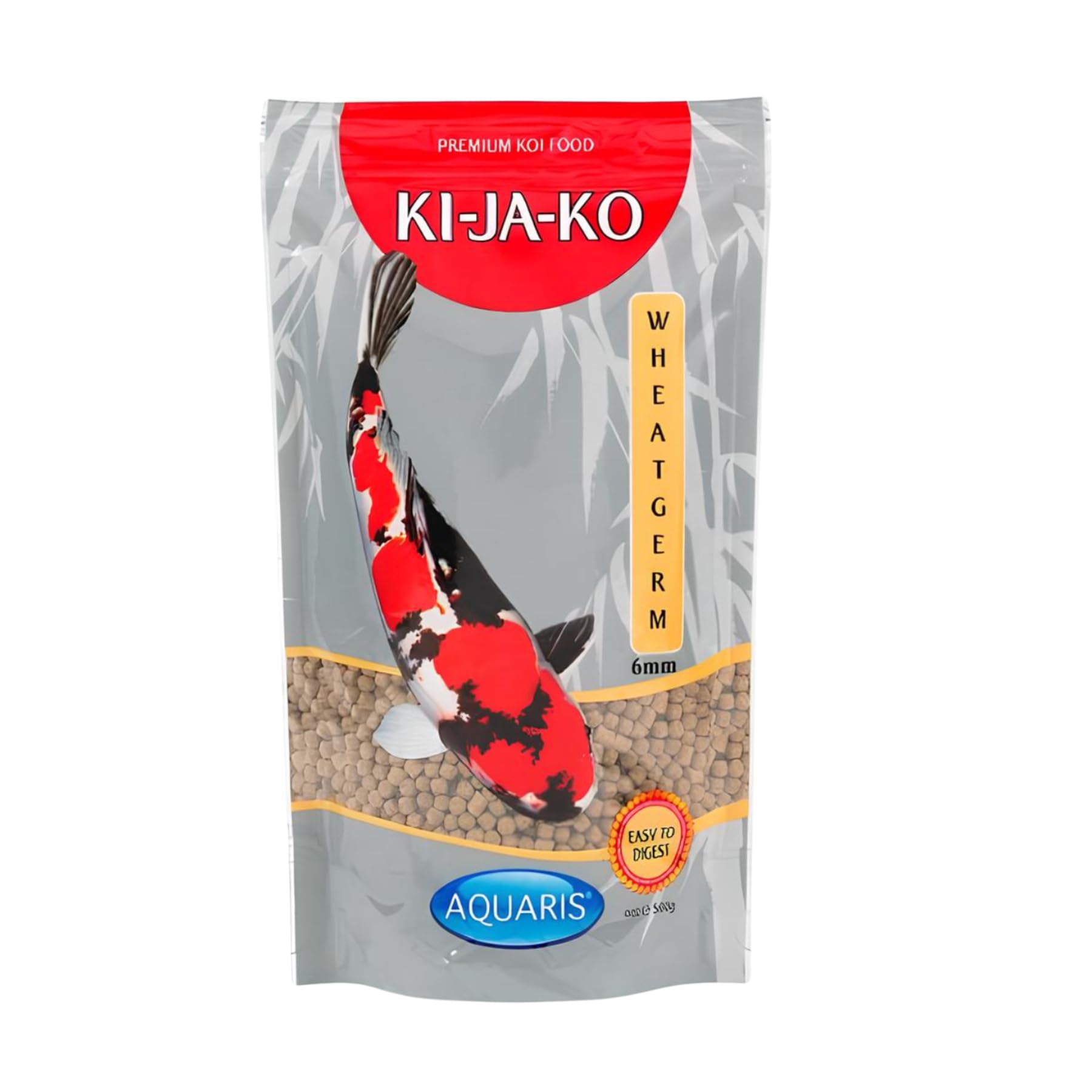 Germen de Trigo alimento Especial para koi, Rico en Vitamina E Natural y ácidos grasos Omega-3, con Alto Contenido en Germen de Trigo, para alimentación en Primavera y otoño 10 kg / 6mm