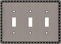 Vista 26 de Nostalgic Warehouse Egg & Dart Deco - Cubierta para placa de interruptor de salida eléctrica