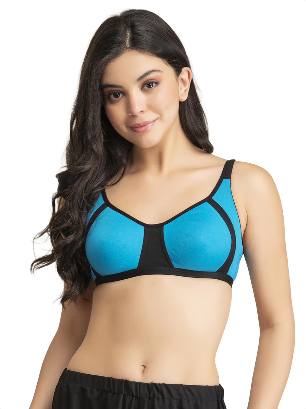 clovia Women's Cotton Non-Padded Wire Free Half Cup Full-Coverage Bra-picture-55