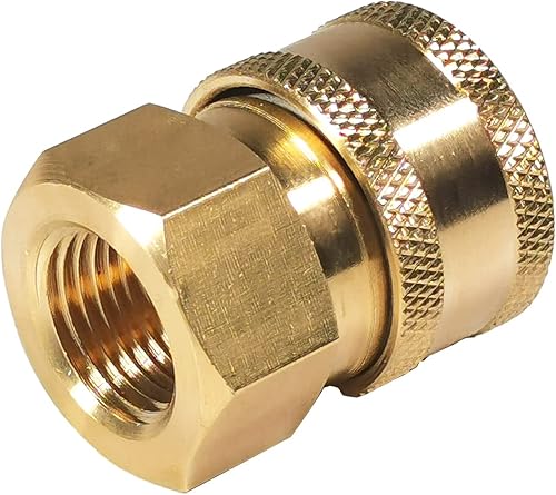 YAMATIC Lavadora a presión de conexión rápida, conexión rápida de 38, hembra de 38 pulgadas NPT x conexión rápida de 38 pulgadas, acoplador de