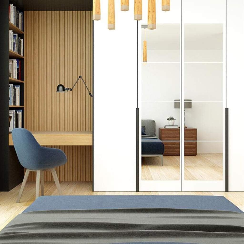 Full-Length Mirror Wall Hanging Self-Adhesive Paste Foyer Bedroom Corridor DIY Full Body Mirror for Clothing Store Wardrobe Door AN1021 910 (Size : 30cm×30cm)