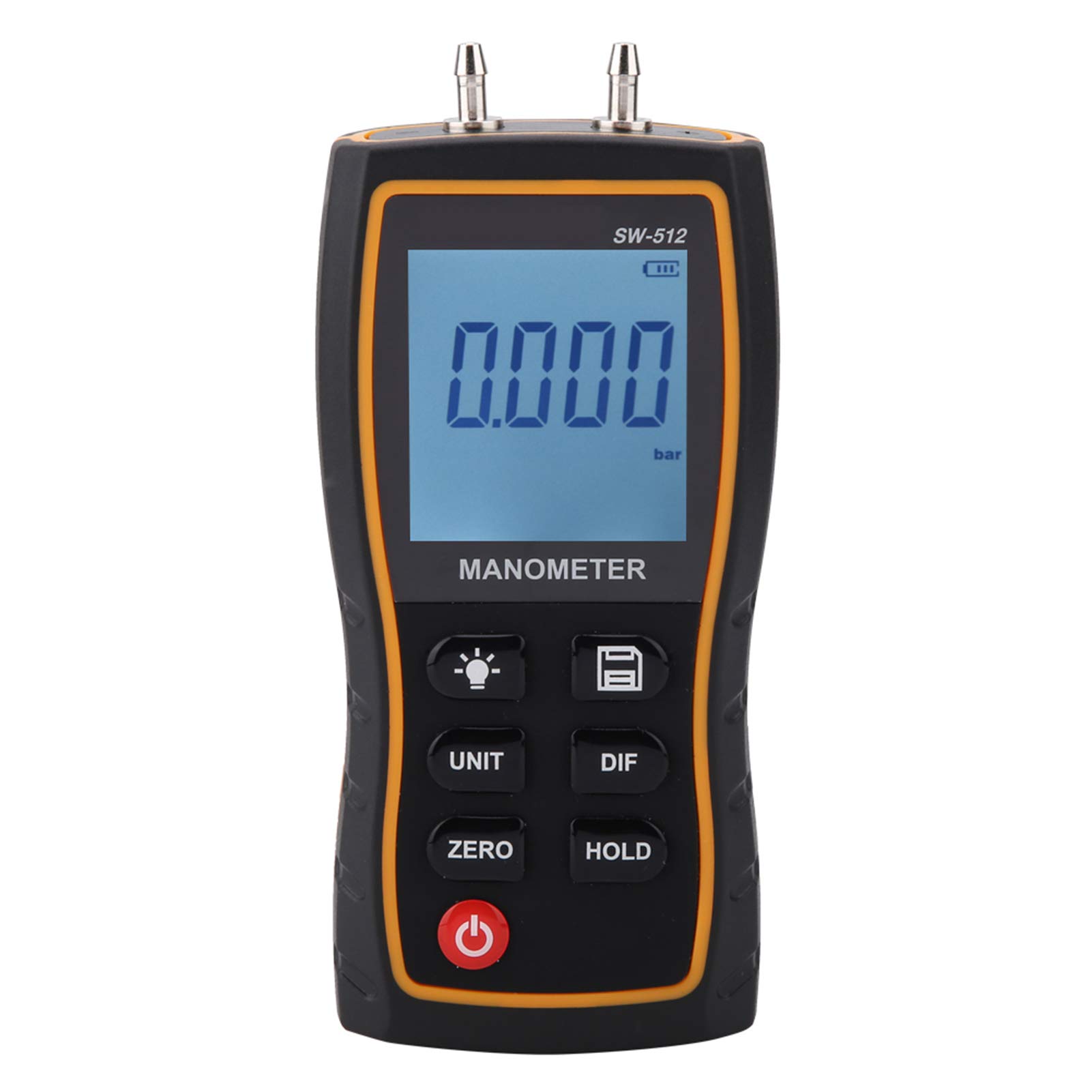 Compteur de Pression d'air, Manomètre Numérique de Haute Précision, Outil de Mesure de la Pression d'air, Mesure de la Pression Différentielle, Positive et, Jauges