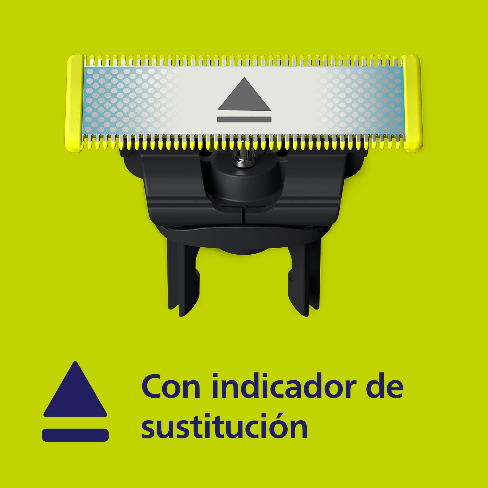 Philips OneBlade First Shave cuchillas, compatibles con todos los mangos OneBlade y OneBlade Pro, para piel facial muy sensible, 2 unidades (modelo QP225/50)