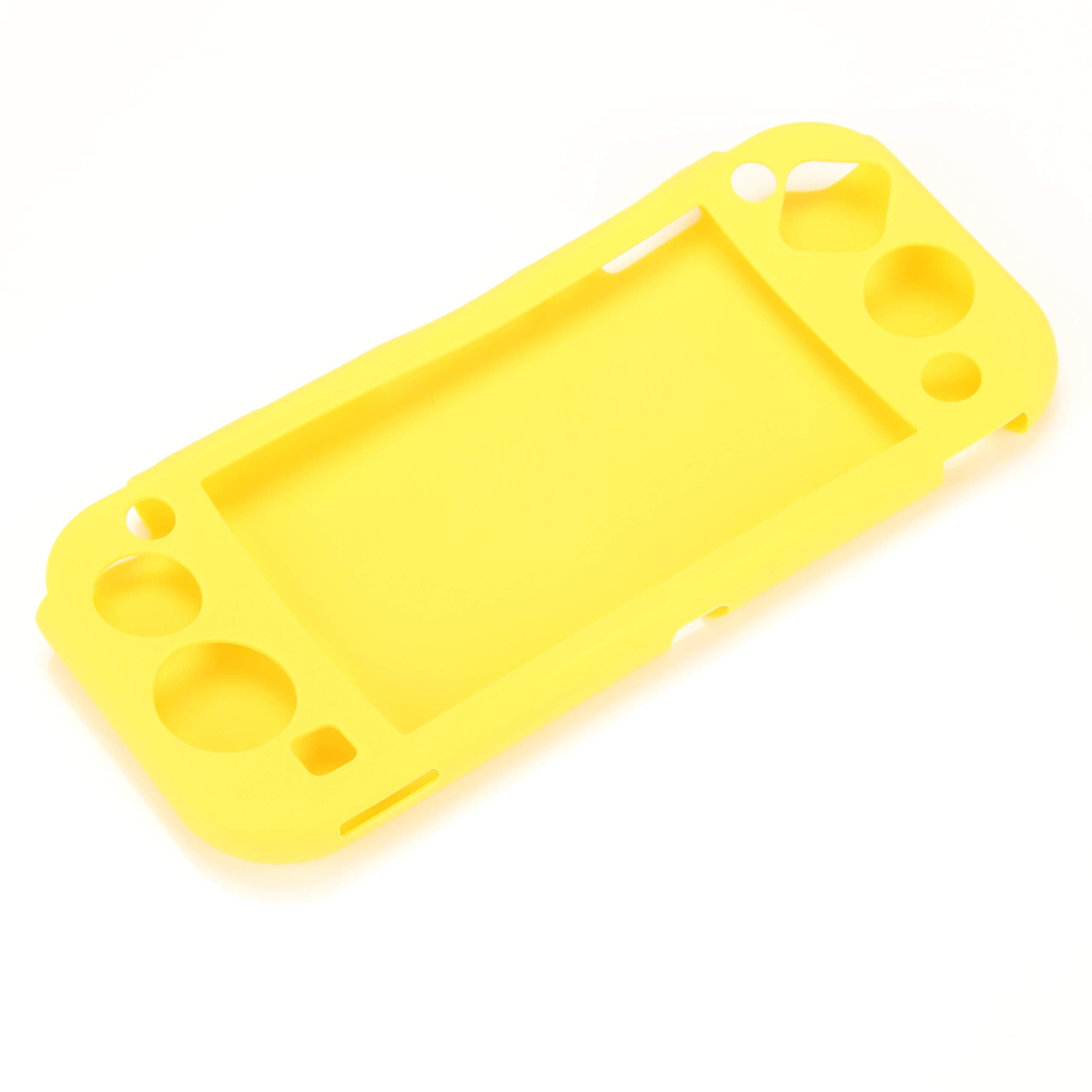 RDFJ Protect Case for Switch Lite Protective Studded Silicone Skin Comfort Gaming Shell Cover for Switch Lite (Yellow)