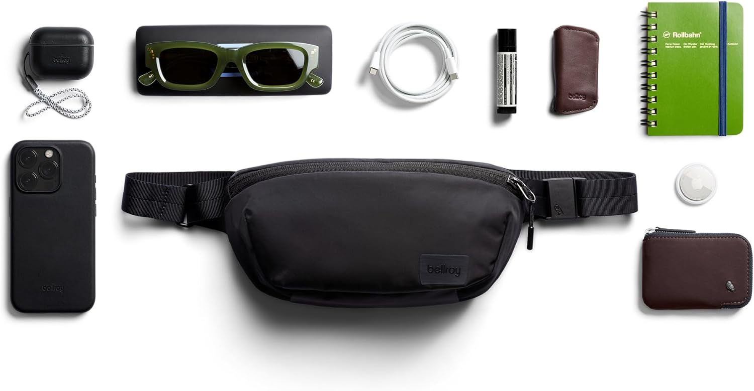 Bellroy Laneway Belt Bag (versatile crossbody sling bag, fanny pack) - Ink - Image 6