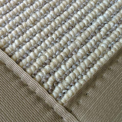 Tapete Sintético iCustomRug 4ft x 6ft Beige miniatura 3
