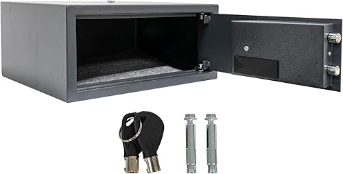 Miniatura 5 de Amig - Caja fuerte con pantalla LED - Caja fuerte electrónica motorizada - Acero - Ideal para hoteles, apartamentos y oficinas - Protección del