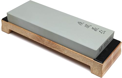 Miniatura 1 de Yoshihiro Afilador de cuchillos japoneses Toishi de grado profesional grano 400