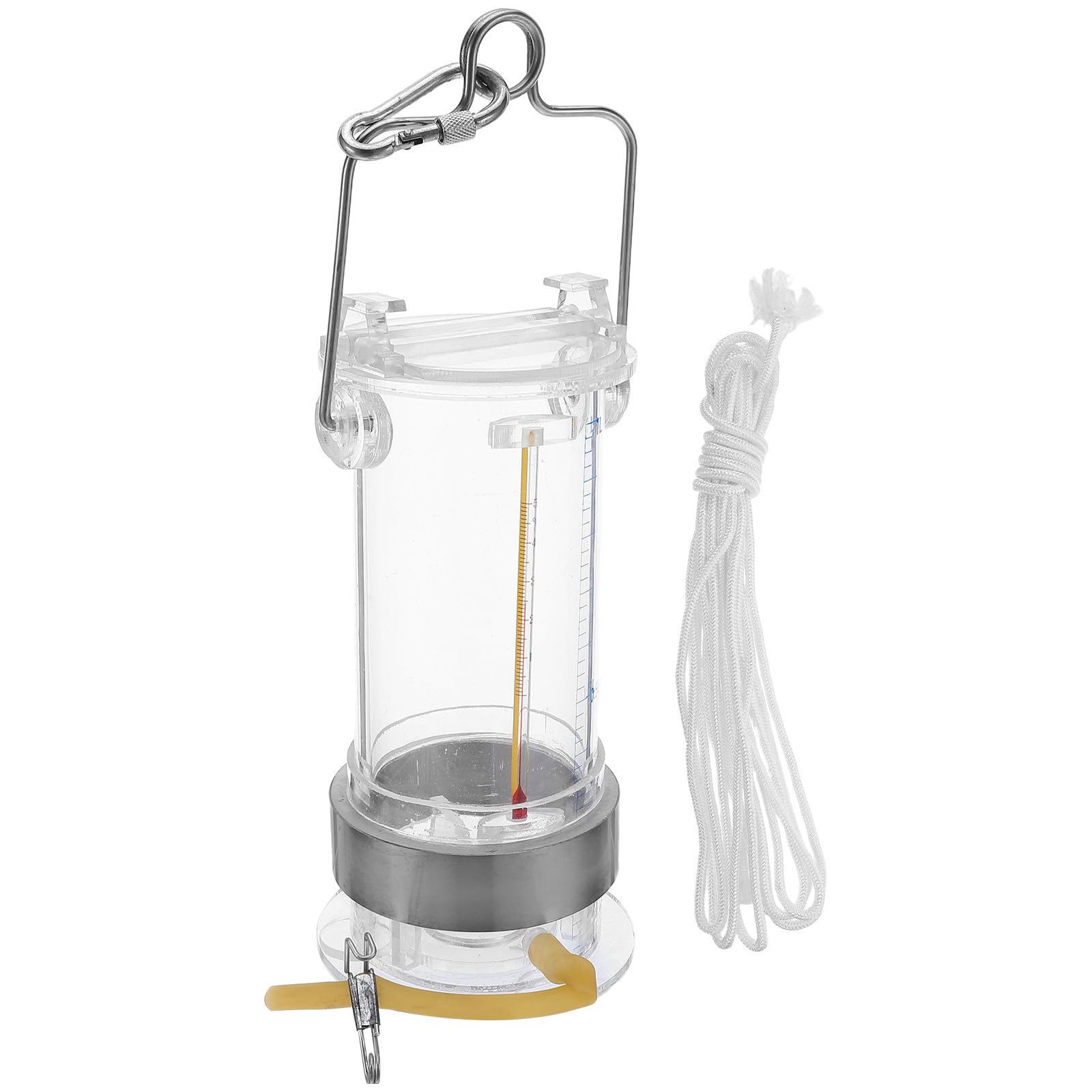 Gatuida Kit campionatore acqua marina: cilindro di campionamento acqua verticale portatile da 1 litro per test - Attrezzatura scientifica per la ricerca su fiumi, laghi e stagni