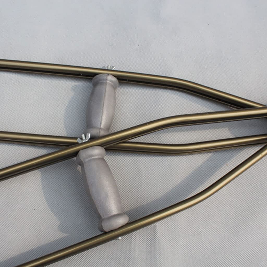 Productos de rehabilitación de Andador con muletas for Axilas de aleación de Aluminio for Personas Mayores y discapacitadas