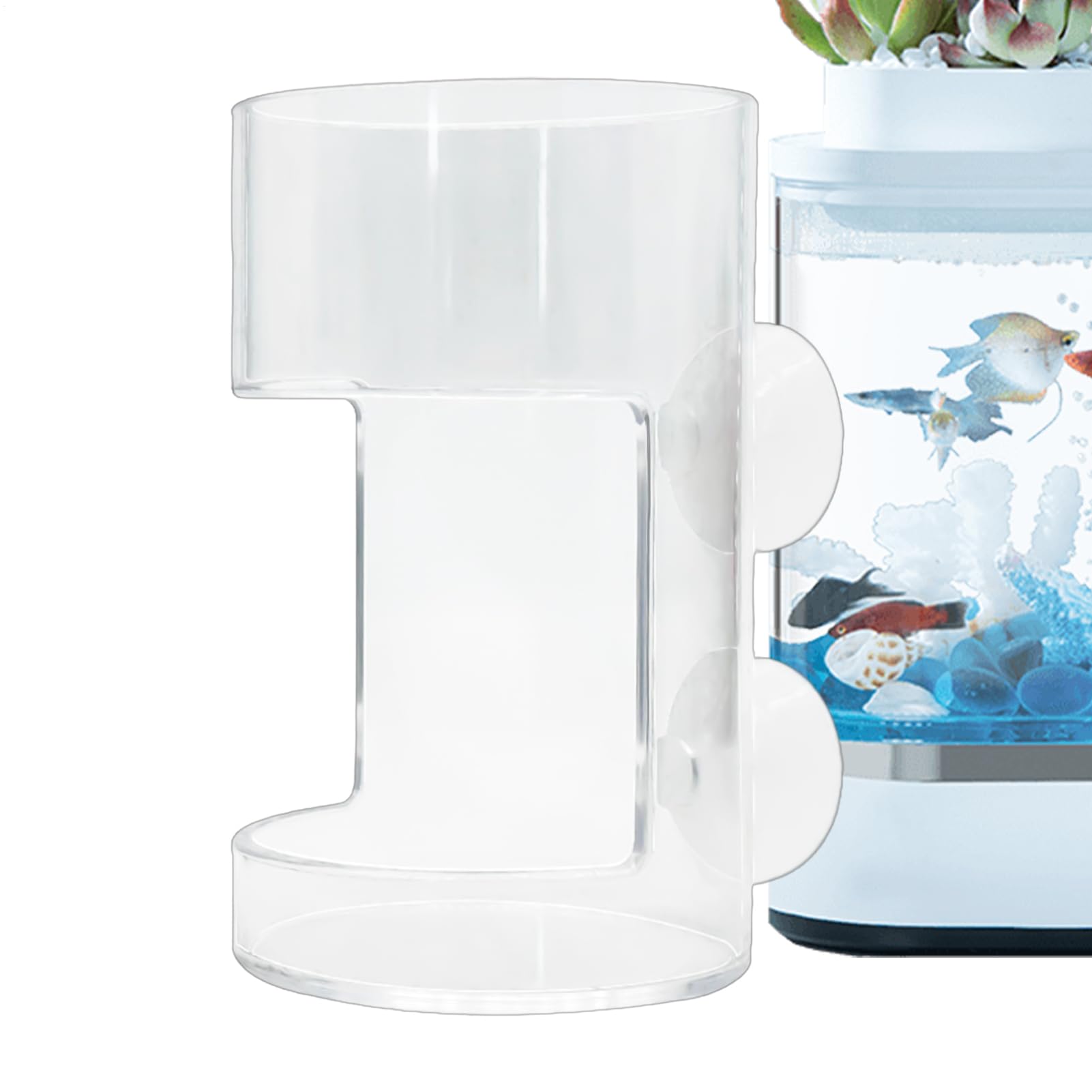 Shrimp Feeding Dish Set | Fish Feed Tube | Acrylic Shrimp Feed Tube | Clear Bowl Acrylic Tray Tank | Feeding Tube Kit