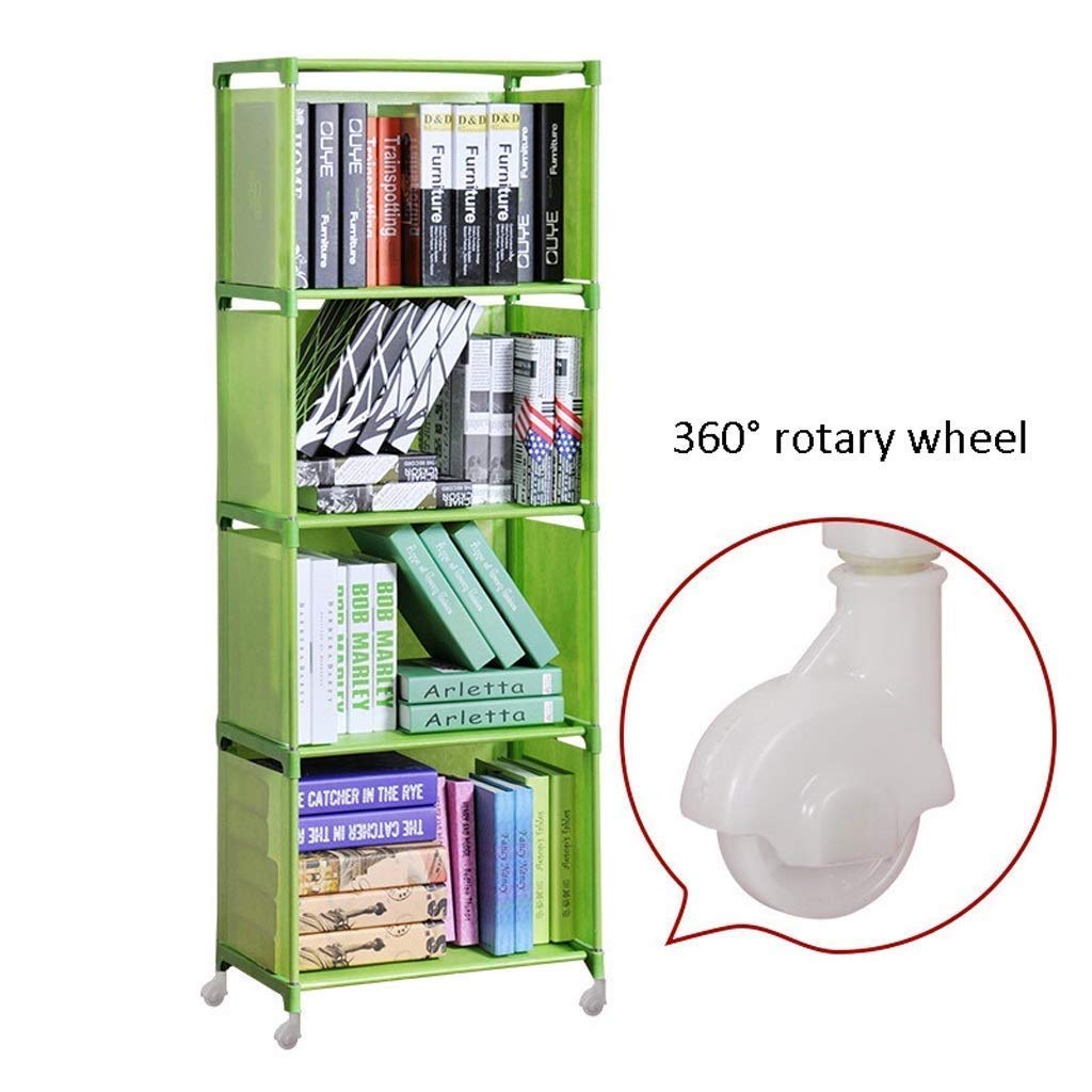 Amazon.co.jp: 本棚非編組4層本棚DIY収納棚クローゼットオーガナイザー