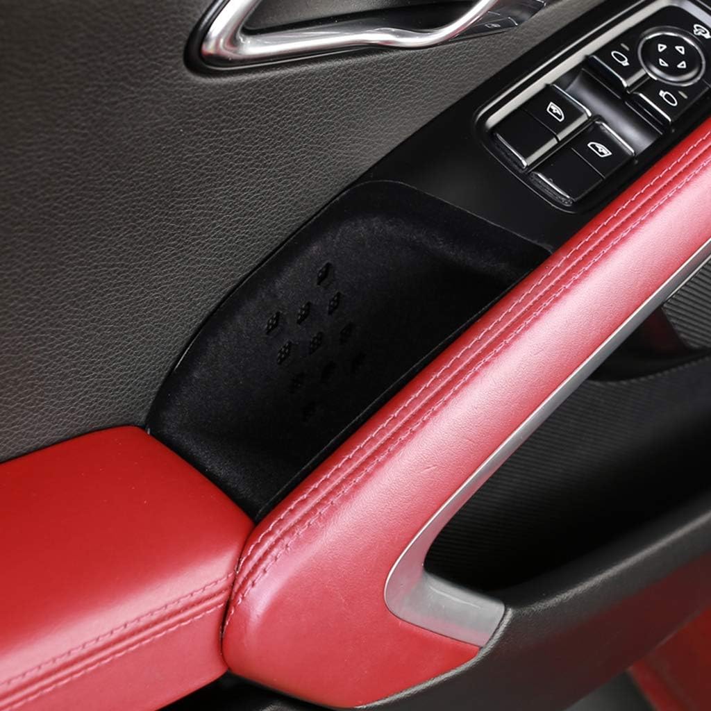 New Protective Side Door Storage Boxes Compatible with Porsche 718 Cayman 982C 2016-2020 (Black)
