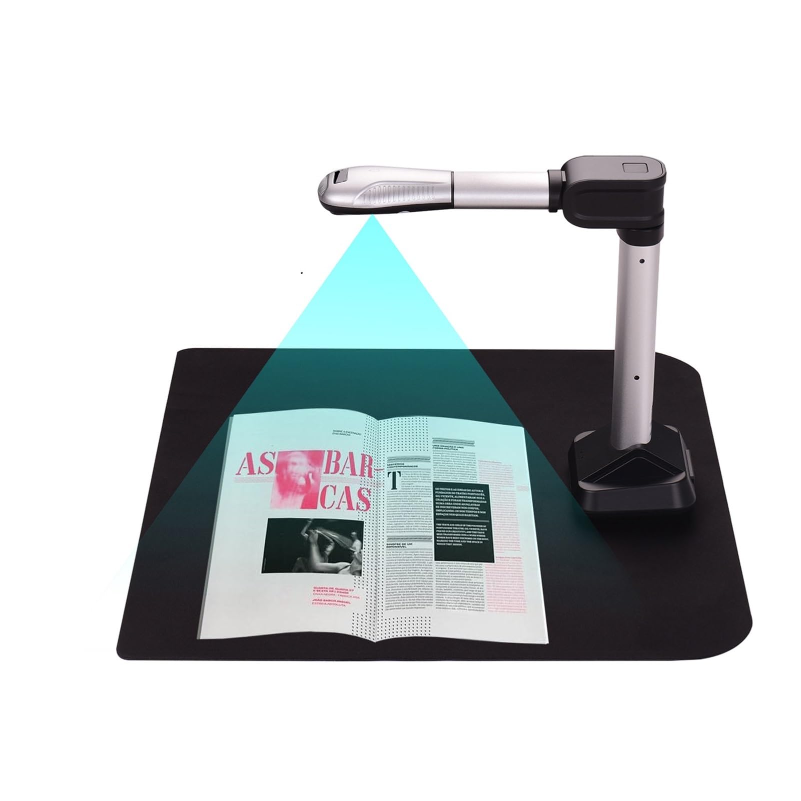 Document Scanner, BK51 SB Document Camera Scanner, Capture Size A3 HD 16 Mega-Pixels High Speed Scanner with LED Light for Office Classroom Library