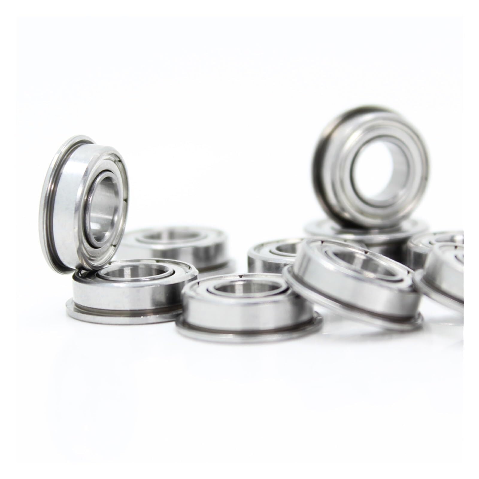 Gqnblvhzupdm One Color Industrial Shaft Bearings, F688zz Flange Bearing 8X16x5 Mm Abec-1 (10 Pcs) Flanged F688 Z Zz Ball Bearings