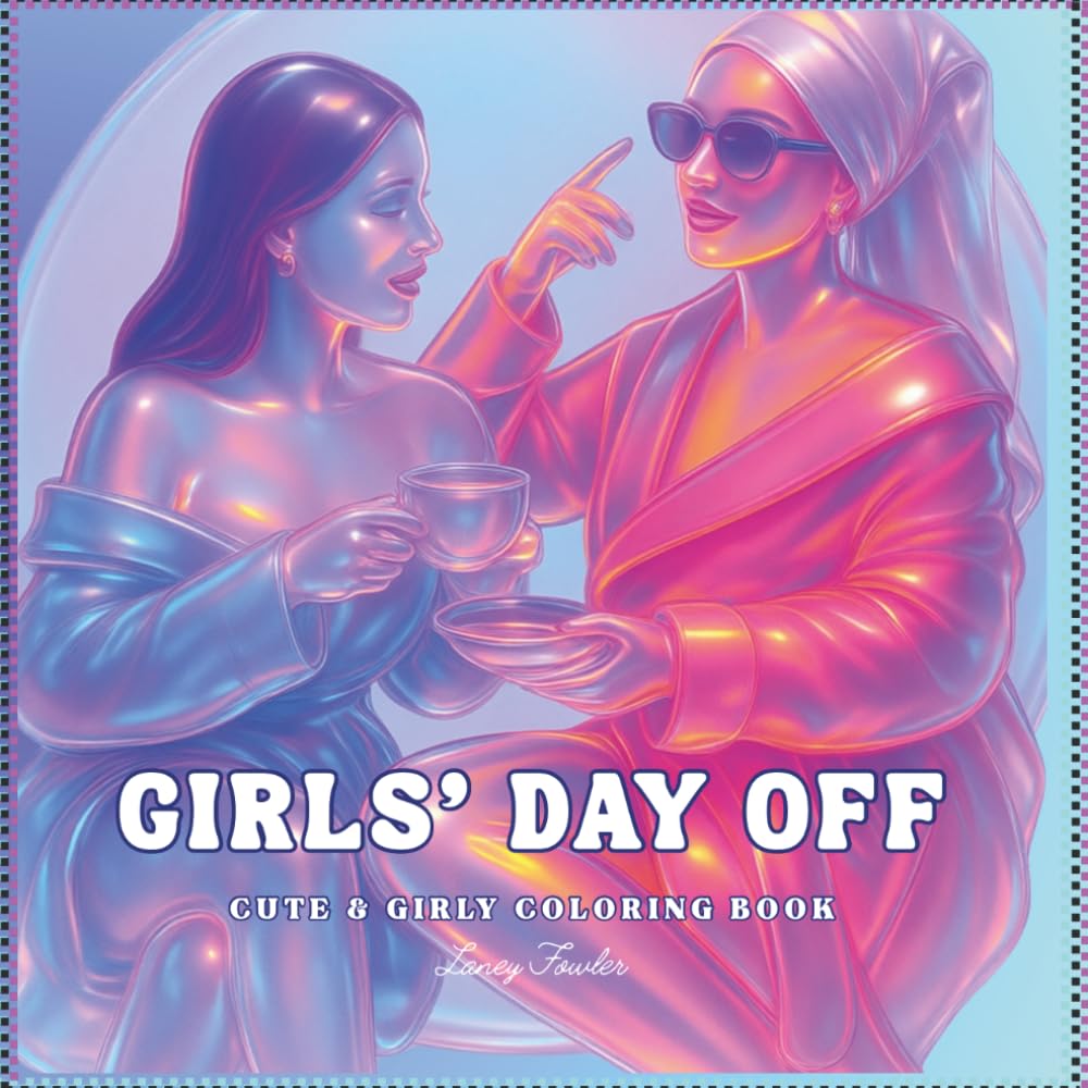 Girls' Day Off: Cute & Girly Coloring Book