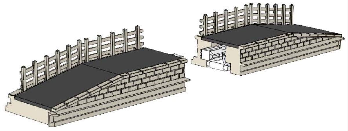 23-135 Local Line Platform Ramp (Pre-Built)