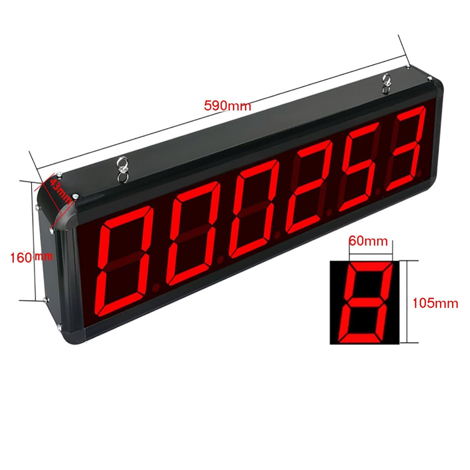 Contatore Digitale a induzione con Display a LED, Memoria a spegnimento, rilevamento 0-5M per conteggio Industriale in fabbriche e officine, Lettura a 6 cifre,