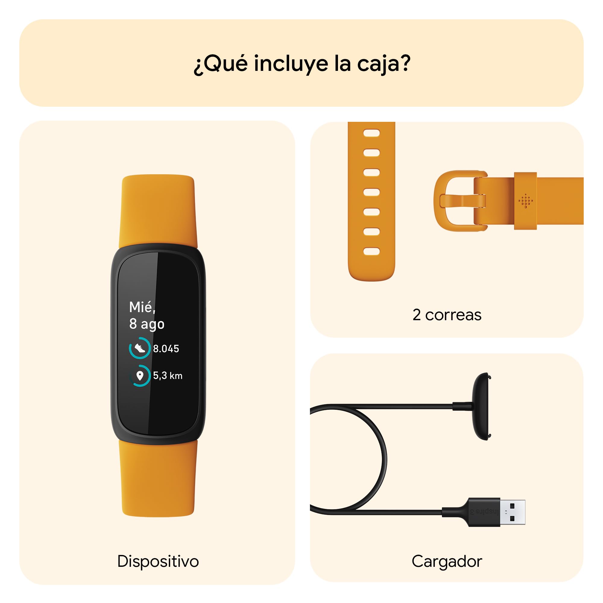 Google Fitbit Inspire 3, la pulsera de salud y actividad física con hasta 10 días de batería y compatible con Android e iOS