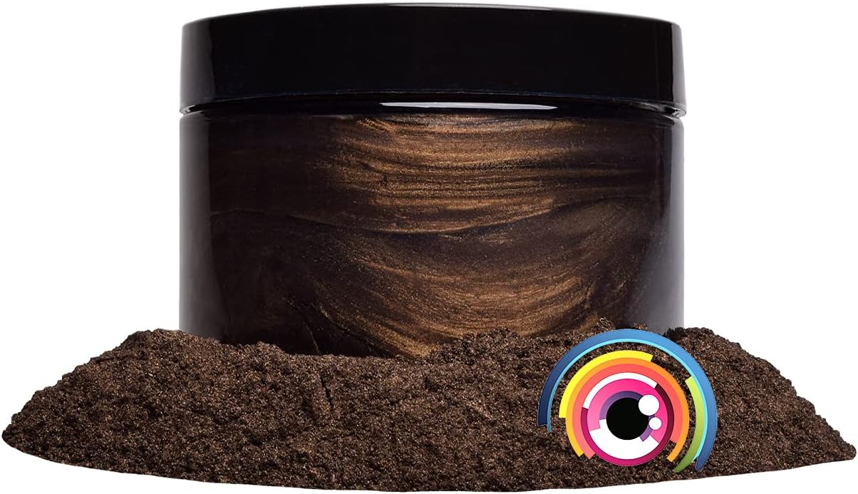 Eye Candy Pigments Premium Brown Mica Powder - Kendo Brown (50gr) - for Epoxy, Resin, Soap, Paint, Woodworking, Acrylic Pouring, Bath Bombs, Fishing Lures - DIY Arts and Crafts Additive - Image 4