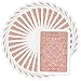 Modiano Plastic Texas Poker Jumbo Playing Cards Orange