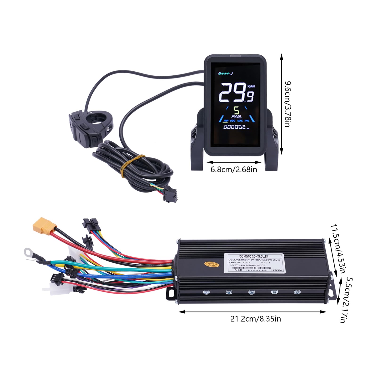 28/29 Zoll 700C Elektrisches Fahrrad Umbausatz 48V 1000W E-Bike Vorderrad Elektrofahrrad Bausatz Electric Motor Bike Conversion Kit 5-Gänge Gangverstellung