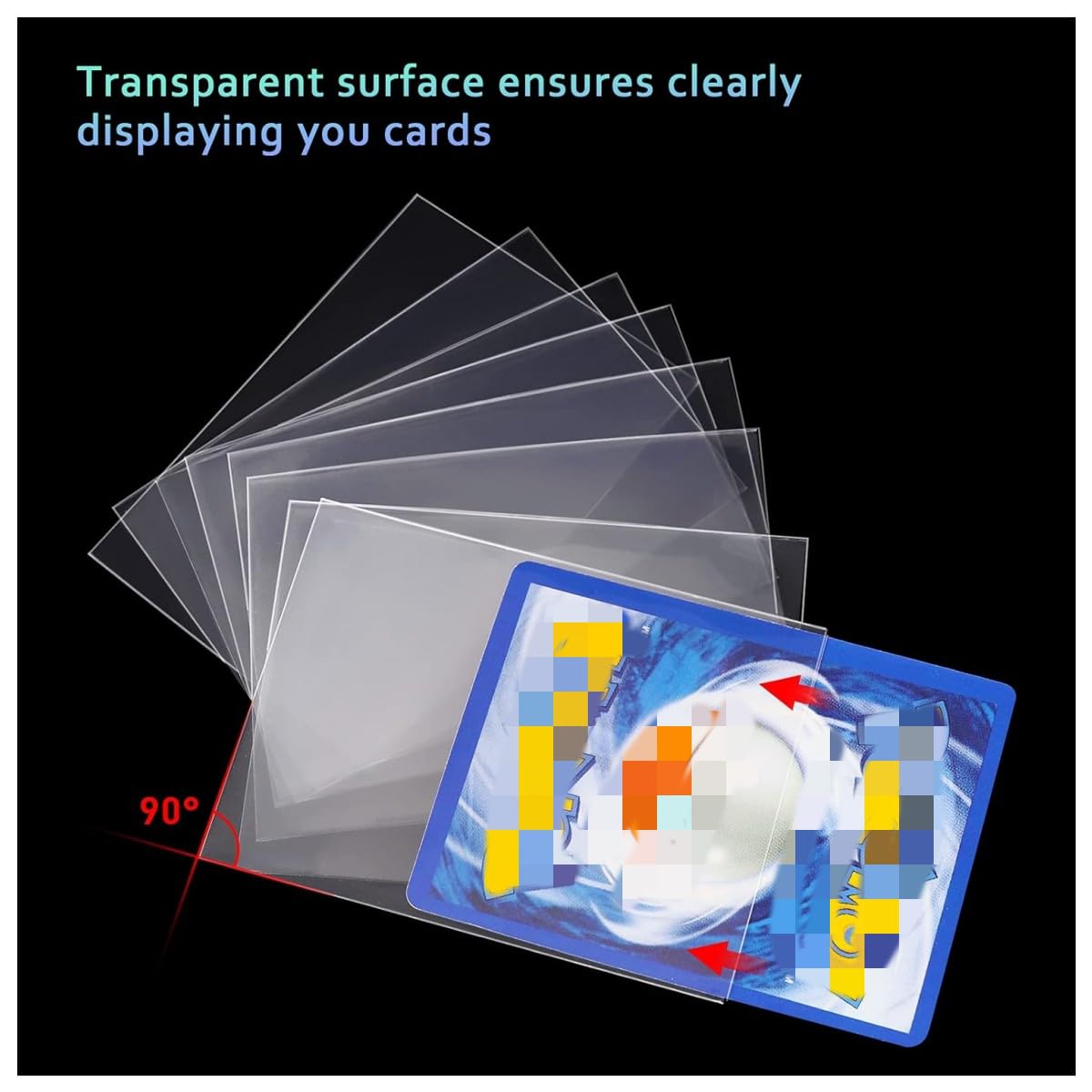 100 Fundas Blandas Ultra Transparentes 66x91 Mm | Protectores Para Tarjetas Estándar, Juegos Y Deportes