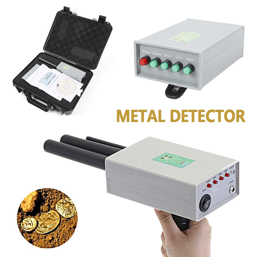 Profesjonalny wykrywacz metalu, ręczny detektor metalu, 1000 m, detektor złota, wykrywacz metalu, podwójna próbka
