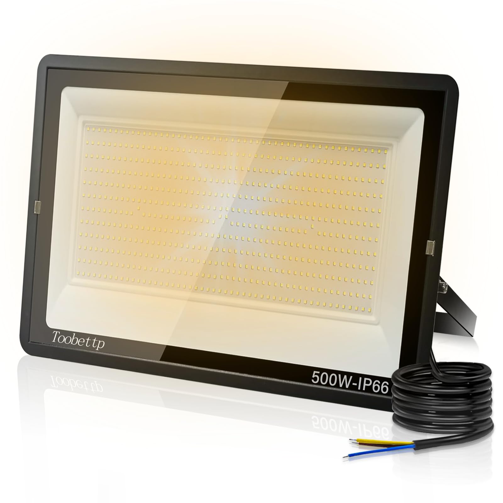 500W LED Outdoor Spotlight, 50000LM Super Bright Outdoor Floodlight — image 1