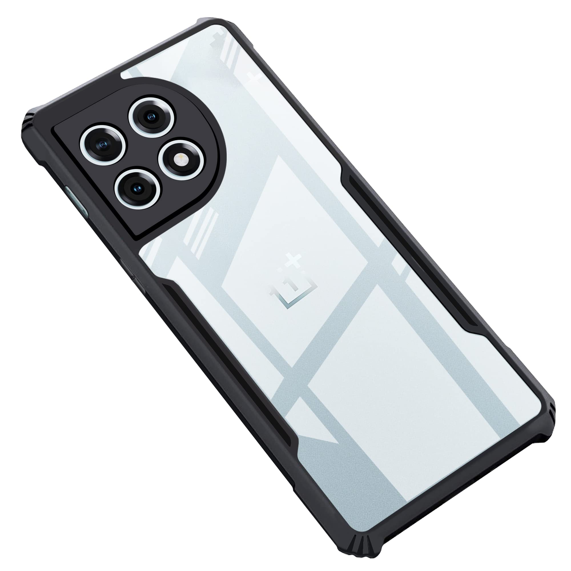 CEDO OnePlus 11R (5G) Back Case Cover | Camera Protection Shockproof Bumper-Edge | Acrylic Crystal Clear 360 Degree Protection TPU+PC | Transparent Eagle Back Case Cover (Black) (B0C24FXV43) Amazon Price History, Amazon Price Tracker