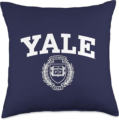 Venley NCAA Yale University Bulldogs-OCIMPYL002 - Almohada de 18 x 18 pulgadas, multicolor